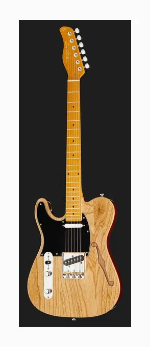Larry Carlton T7TV Natural LH, gryf i podstrunnica z boku