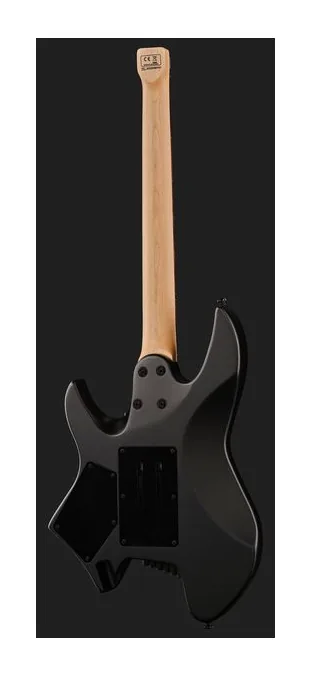 Larry Carlton X6 Headless 6 Black Satin, przełącznik przetworników i gniazdo wyjściowe