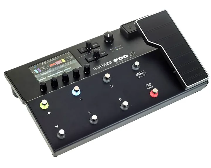 Line6 Pod GO Wireless, dioda i przełącznik nożny