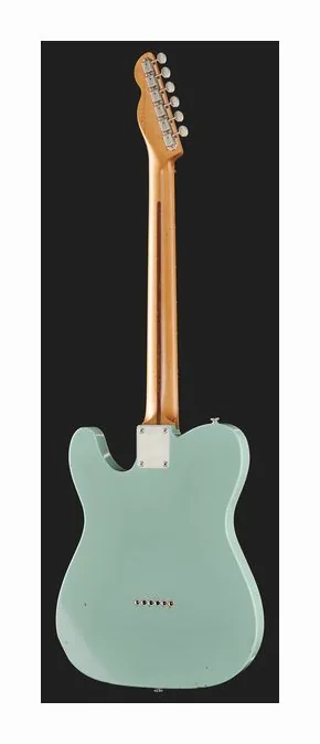 LSL T Bone Destoto/Sonic Blue Aged, mostek i klucze strojcze