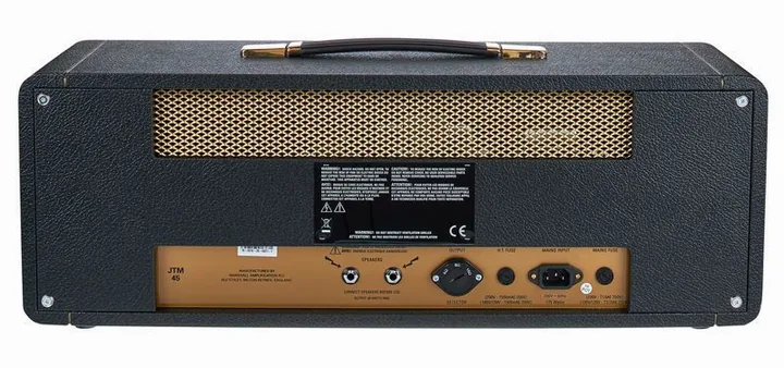 Marshall JTM45/2245, logo i wykończenie panelu przedniego
