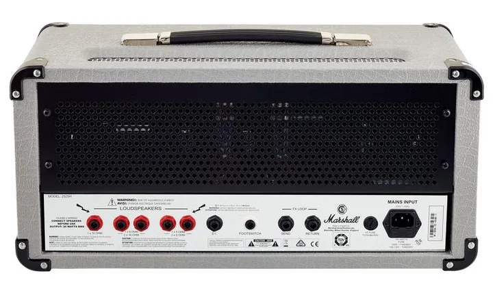 Marshall 2525H Mini Silver Jubilee, gałki i przełącznik kanałów