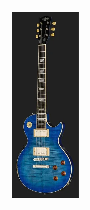 Maybach Lester Blue Burst Custom Aged, tył korpusu