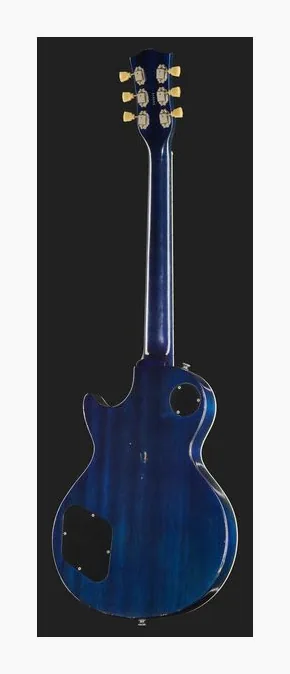 Maybach Lester Blue Burst Custom Aged, gryf i podstrunnica z boku