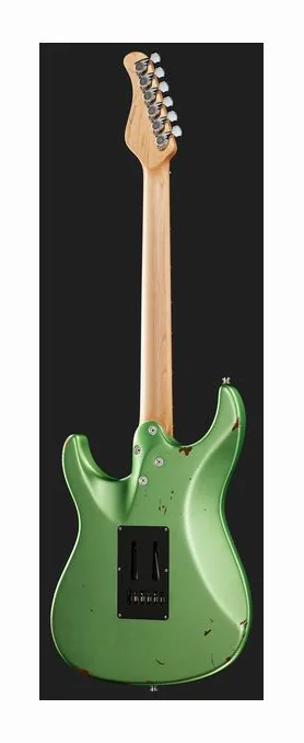 Mayones Guitars Aquila Aged V24 6 MMCG, profil boczny korpusu