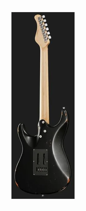 Mayones Guitars Aquila Aged V24 6 MBN, linie korpusu z góry