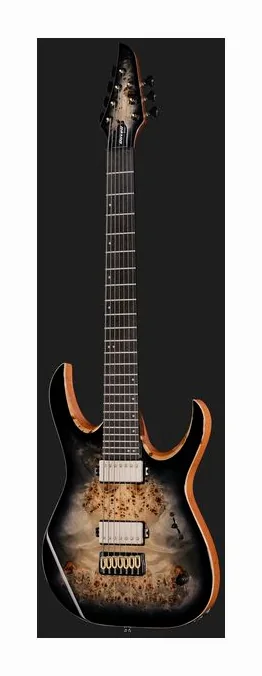Mayones Guitars Duvell Elite 4Ever 6 PB widziana od przodu