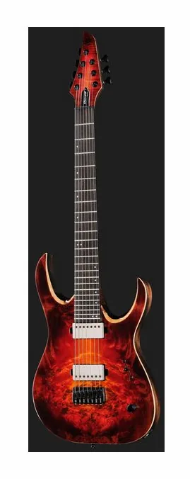 Mayones Guitars Duvell Elite 7 LBS, prog zerowy i pierwsze pozycje na gryfie