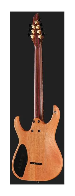 Mayones Guitars Duvell Elite 7 LBS ujęta od przodu na neutralnym tle