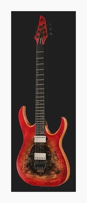 Mayones Guitars Duvell Elite 6 Supernova Red, mostek i klucze strojcze