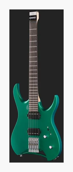 Mayones Guitars Hydra Elite 6 MCS, główka z kluczami i logo