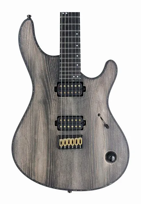Mayones Guitars Regius 6 Gothic NAMM'26, prog zerowy i pierwsze pozycje na gryfie