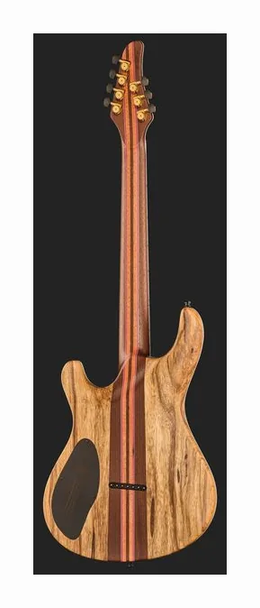 Mayones Guitars Regius Core 7 Trans Graphite, przełącznik przetworników i gniazdo wyjściowe