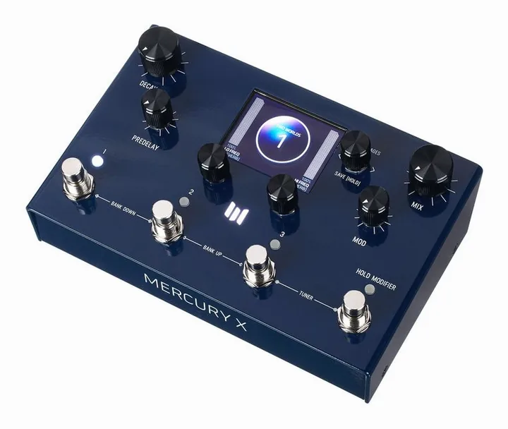 Meris Mercury X Reverb Pedal z bliska od przodu