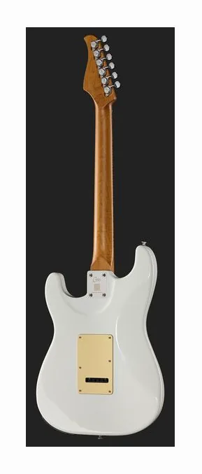 Mooer GTRS Guitar Profess. 801 TB ujęta od przodu na neutralnym tle