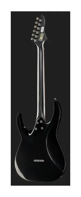 Mooer GTRS Guitars Modern 800 PBK, główka z kluczami i logo