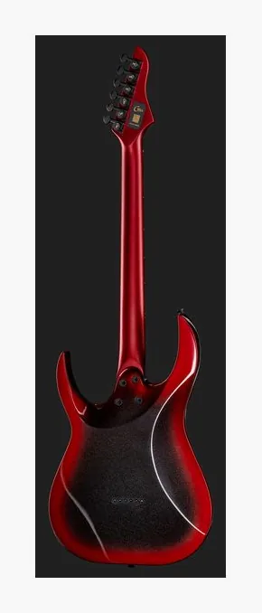 Mooer GTRS Guitars Modern 800 DRD, gryf i podstrunnica z boku