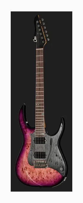 Mooer GTRS Guitars Modern 810 PB, przetworniki i gałki regulacji