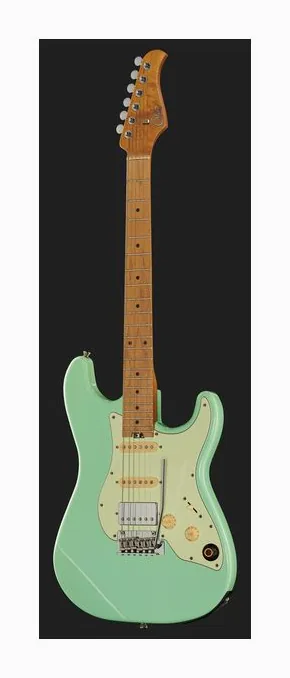 Mooer GTRS Guitars Standard 801 SG, główka z kluczami i logo