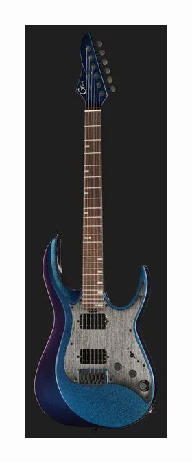 Mooer GTRS Guitars Modern 800 BLC, korpus i lakier z bliska
