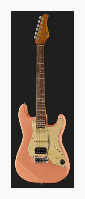 Mooer GTRS Guitars Prof. 800 FP, główka z kluczami i logo