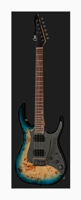 Mooer GTRS Guitars Modern 810 BB, gryf i podstrunnica z boku