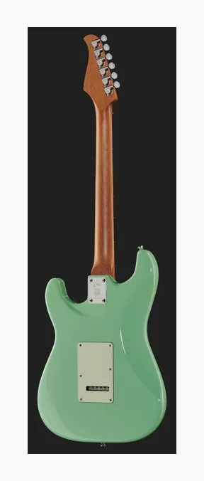 Mooer GTRS Guitars Standard 800 SG, główka z kluczami i logo