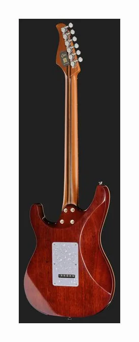 Mooer GTRS Soloist 810 Blue Burst, profil boczny korpusu