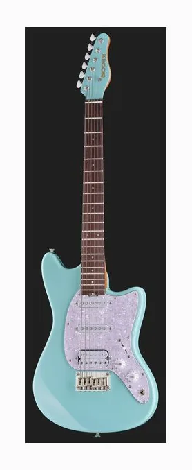 Mooer MLT10 Guitar - Candy Blue, tył korpusu