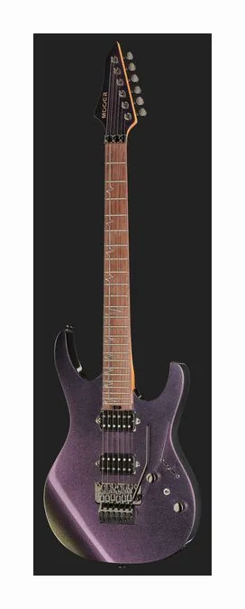 Mooer MMT100 FR Guitar Aurora Pink, tył korpusu