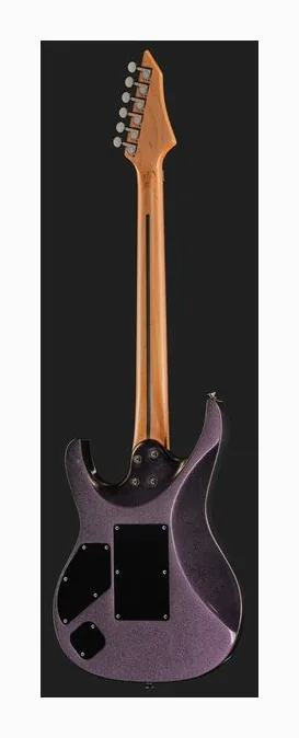 Mooer MMT100 FR Guitar Aurora Pink, profil boczny korpusu