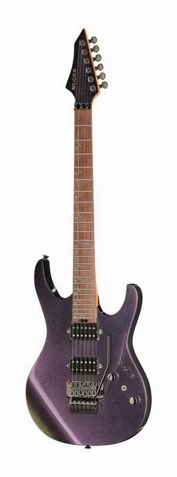 Mooer MMT100 FR Guitar Aurora Pink sfotografowana frontalnie