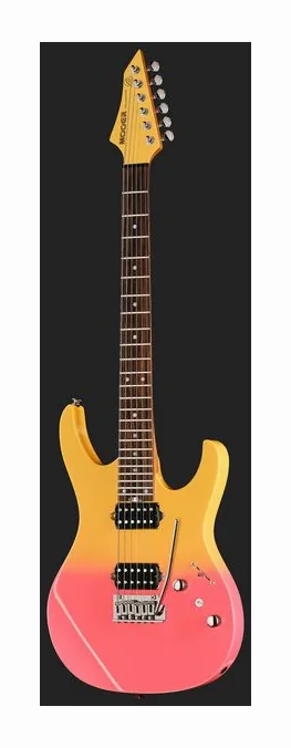 Mooer MMT50 Guitar Tremolo YPG, główka z kluczami i logo