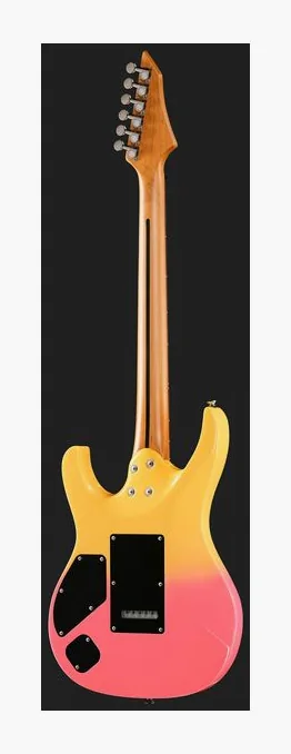 Mooer MMT50 Guitar Tremolo YPG, linie korpusu z góry