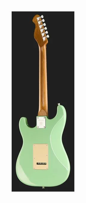Mooer MSC10 Pro Guitar Surf Green, profil boczny korpusu