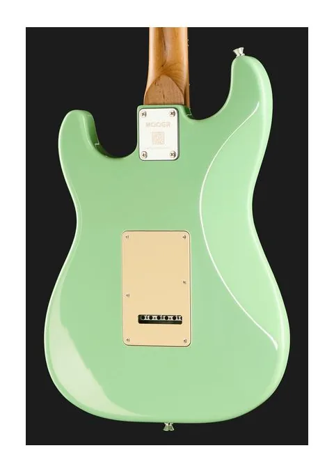 Mooer MSC10 Pro Guitar Surf Green, profil boczny korpusu