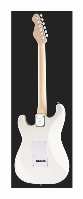 Mooer MSC11 Pro Guitar Polar White, tył korpusu