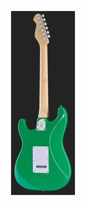 Mooer MSC30 Pro Guitar Sunset Red ujęta od przodu na neutralnym tle