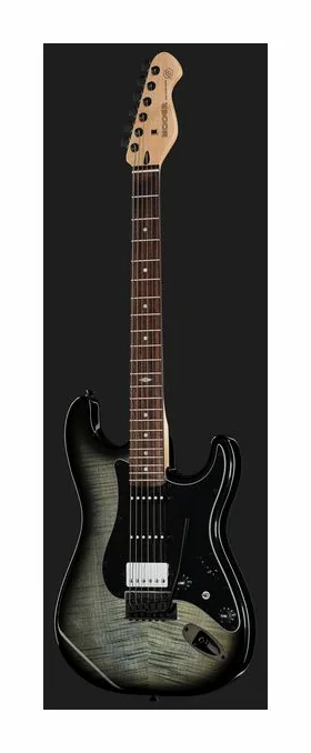 Mooer MSC31 Pro Guitar Grey Burst, przełącznik przetworników i gniazdo wyjściowe
