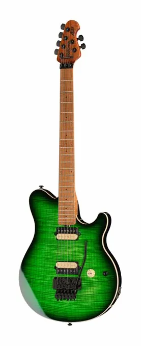 Music Man Axis Macha Flame sfotografowana frontalnie