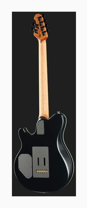 Music Man Axis Super Sport Macha Quilt ujęta od przodu na neutralnym tle
