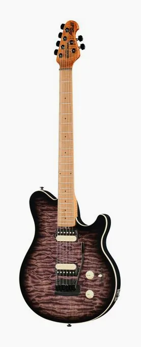 Music Man Axis Super Sport CC Quilt z bliska od przodu