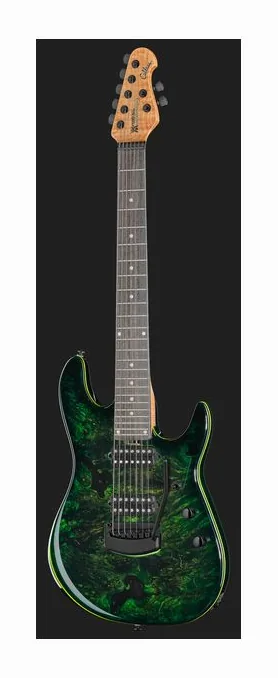 Music Man Cutlass 7 Jason Richardson KF, korpus i lakier z bliska