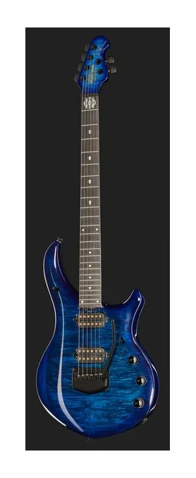 Music Man John Petrucci BFR Majesty 7 WB, główka z kluczami i logo