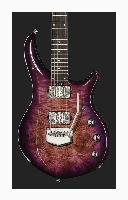 Music Man John Petrucci BFR Majesty 7 WB ujęta od przodu na neutralnym tle