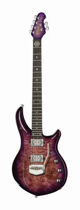 Music Man John Petrucci BFR Majesty 6 WB ujęta od przodu na neutralnym tle