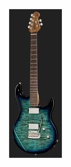Music Man Luke IV HH Blue Dream, profil boczny korpusu