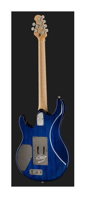 Music Man Luke IV HSS Black Sparkle z bliska od przodu