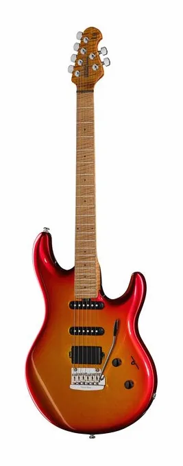 Music Man Luke IV HSS Fireball widziana od przodu