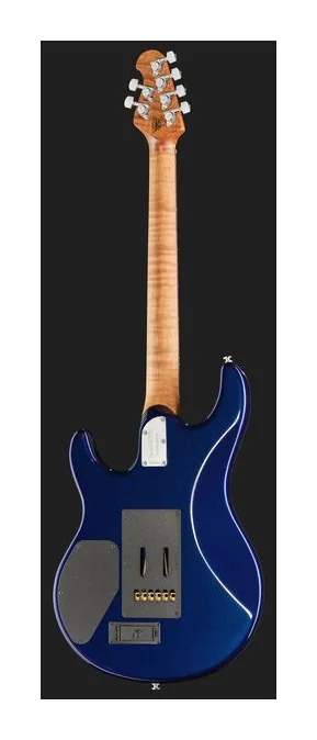 Music Man Luke IV HH Butane Blue, przetworniki i gałki regulacji